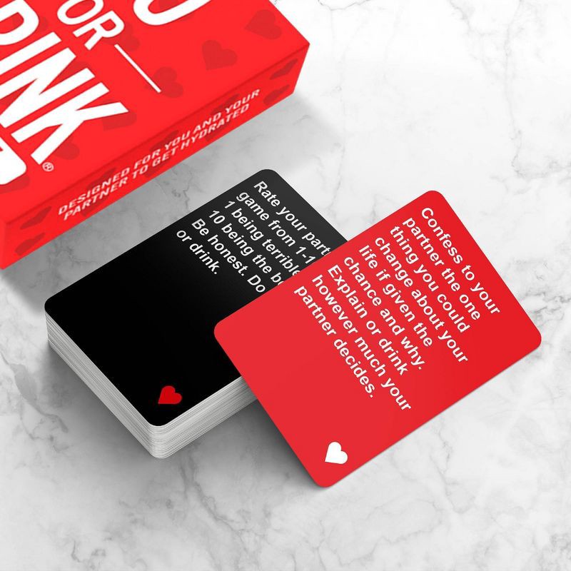 slide 9 of 9, Do Or Drink Date Night Hydration Edition Game, 1 ct