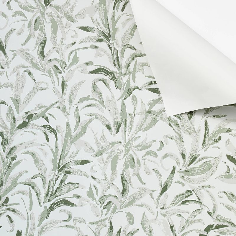 slide 3 of 4, Threshold designed w/Studio McGee Branch Olive Green Peel and Stick Wallpaper- Threshold™ designed with Studio McGee, 1 ct