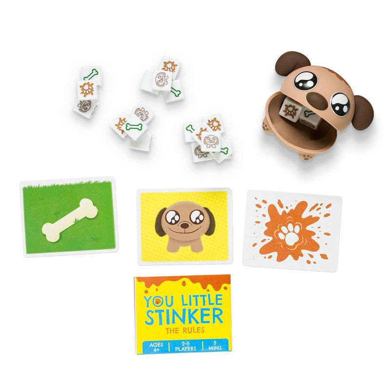 slide 4 of 11, Kitten Games You Little Stinker Matching Game: Creative Board Game for Kids, Includes Dice & Play Mat, 1 ct