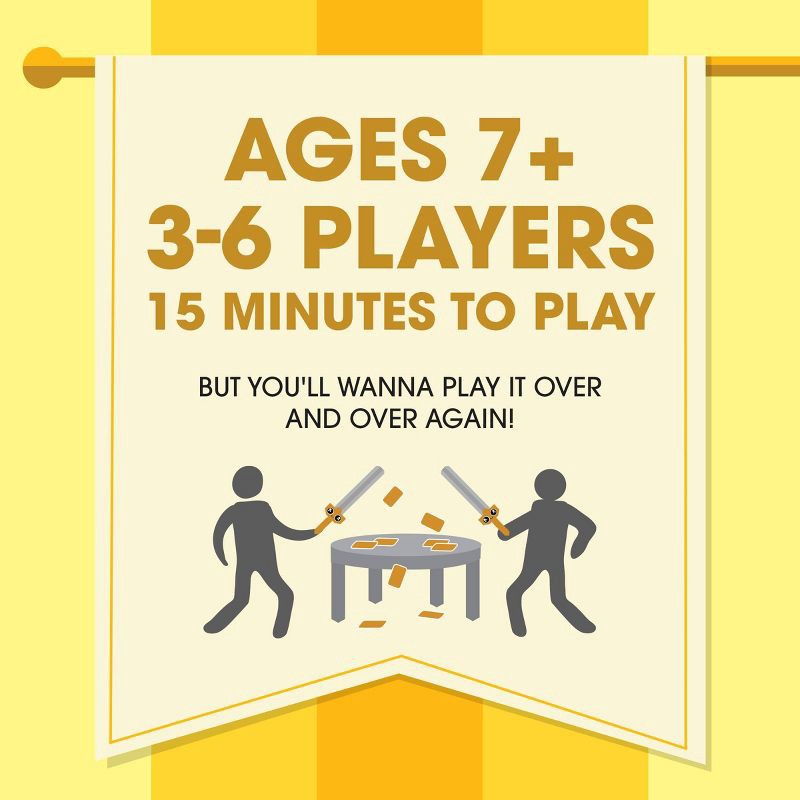 slide 4 of 9, Exploding Kittens Let's Hit Each Other With Fake Swords Party Game, 1 ct