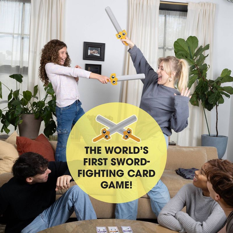 slide 6 of 9, Exploding Kittens Let's Hit Each Other With Fake Swords Party Game, 1 ct