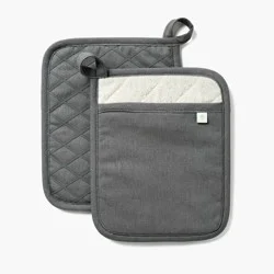 2pk Potholder Dark Gray - Figmint™