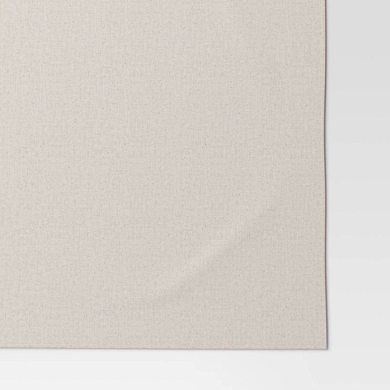slide 3 of 3, 104"x60" Linen Blend Tablecloth Cream - Threshold™, 1 ct