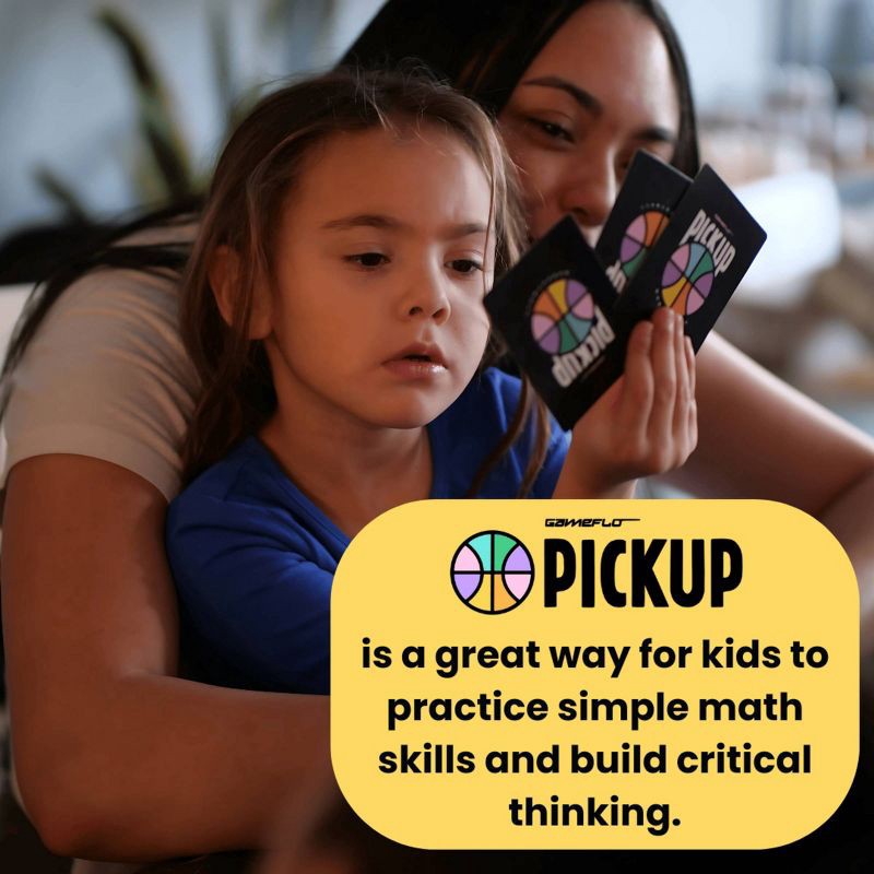 slide 2 of 9, GameFlo PICKUP Basketball Card Game: Strategy & Math Focus, 2-6 Players, Includes Cards, Dice, Scoring Pads, 1 ct