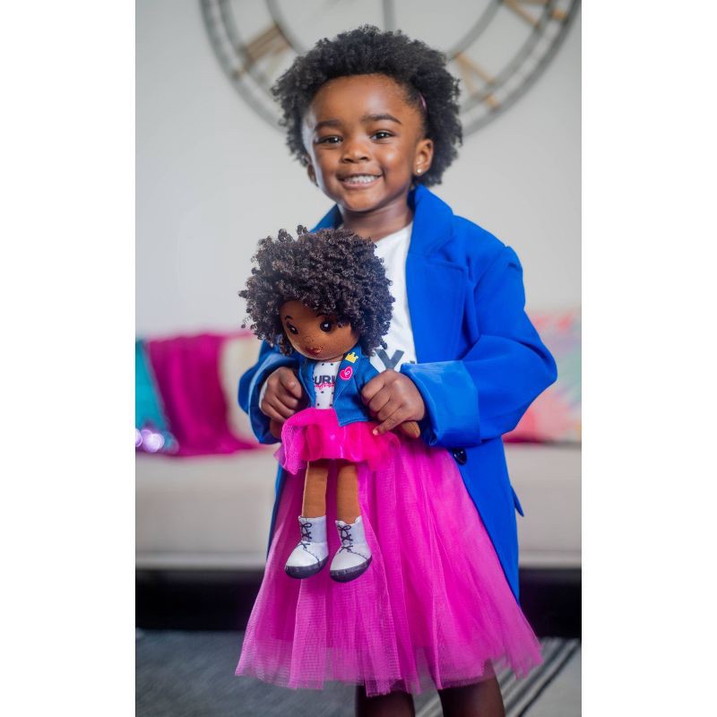 slide 4 of 7, Beautiful Curly Me 14'' Bella Entrepreneur with Curly Hair Plush Doll, 1 ct
