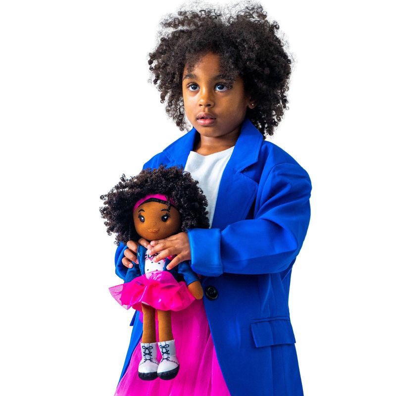 slide 5 of 7, Beautiful Curly Me 14'' Bella Entrepreneur with Curly Hair Plush Doll, 1 ct