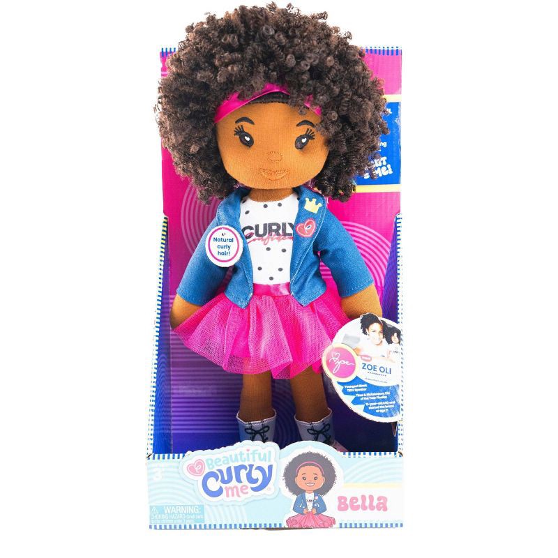 slide 1 of 7, Beautiful Curly Me 14'' Bella Entrepreneur with Curly Hair Plush Doll, 1 ct