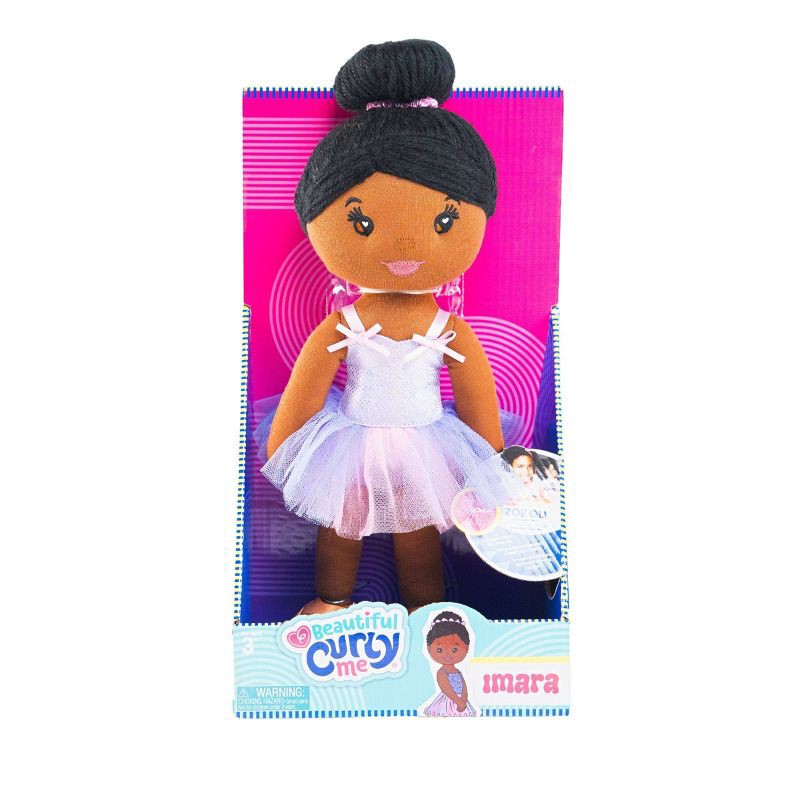 slide 1 of 6, Beautiful Curly Me 14'' Imara Ballerina with Braids Plush Doll, 1 ct