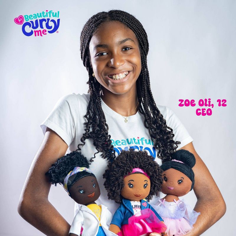 slide 6 of 6, Beautiful Curly Me 14'' Imara Ballerina with Braids Plush Doll, 1 ct