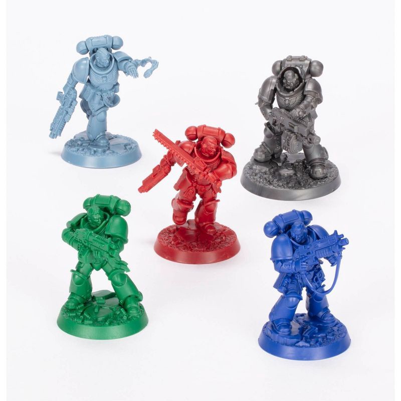 slide 5 of 5, Games Workshop Space Marine Adventures Tyranid Attack Game: Strategy Board with Cards & Dice, 1-4 Players, 30-45 Min Play, 1 ct