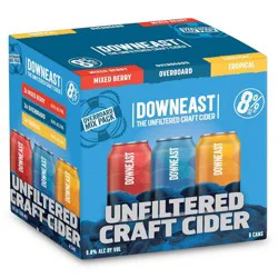 Downeast Cider House Downeast Overboard Mix Pack High High ABV Cider Mix Pack - 9pk/12 fl oz Cans