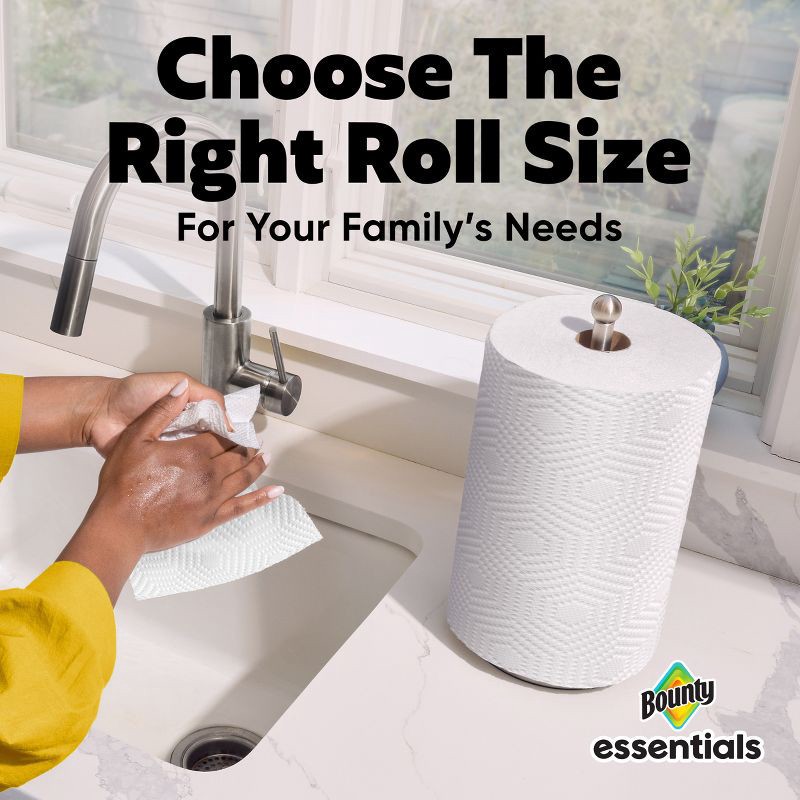 slide 10 of 16, Bounty Essentials Select-A-Size Paper Towels - 6 Triple Rolls, 1 ct