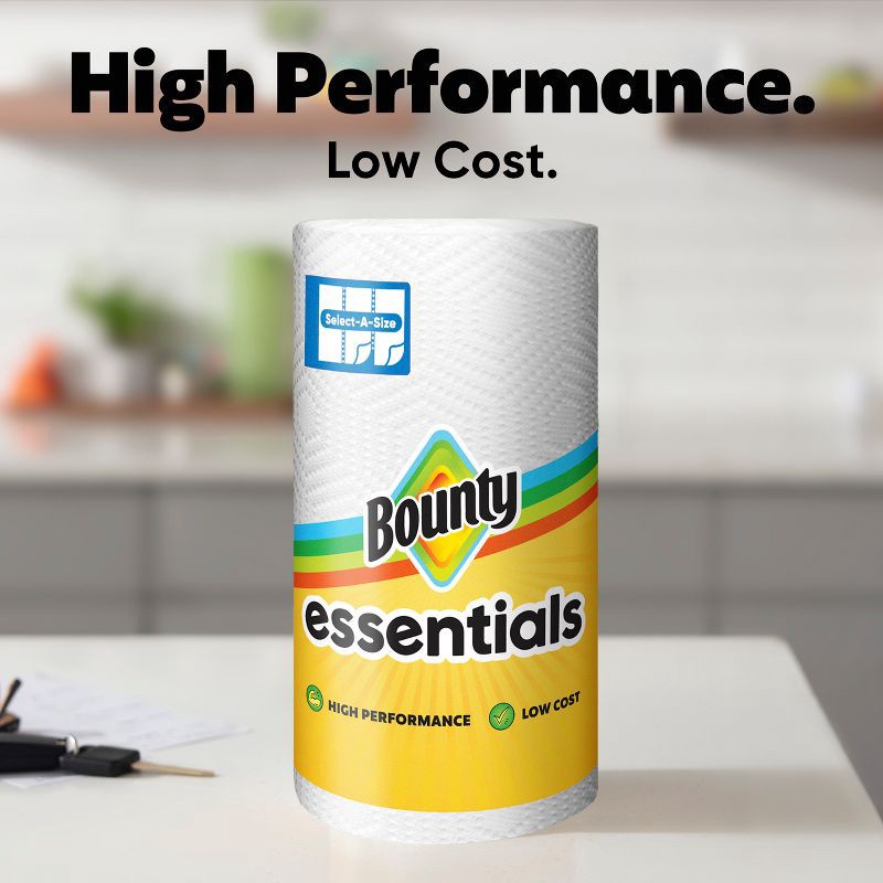 slide 8 of 16, Bounty Essentials Select-A-Size Paper Towels - 2 Triple Rolls, 1 ct