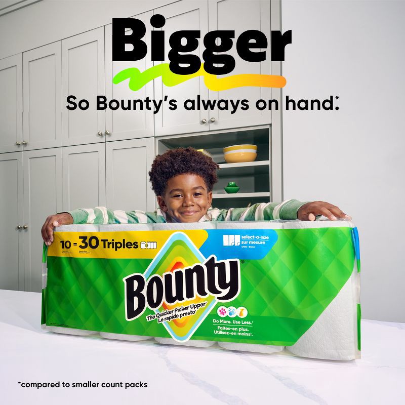 slide 8 of 16, Bounty Select-A-Size Paper Towels - 2 Mega Rolls, 1 ct