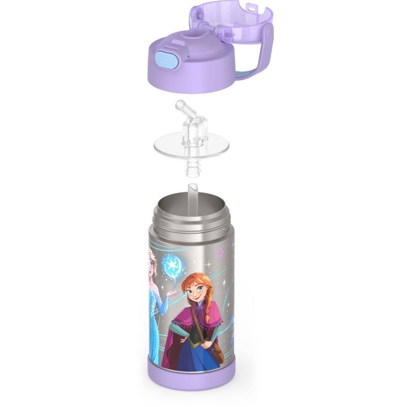 slide 7 of 10, Thermos Kids' 12oz Stainless Steel FUNtainer Water Bottle with Bail Handle - Frozen Lavender, 12 oz