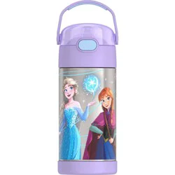 Thermos Kids' 12oz Stainless Steel FUNtainer Water Bottle with Bail Handle - Frozen Lavender