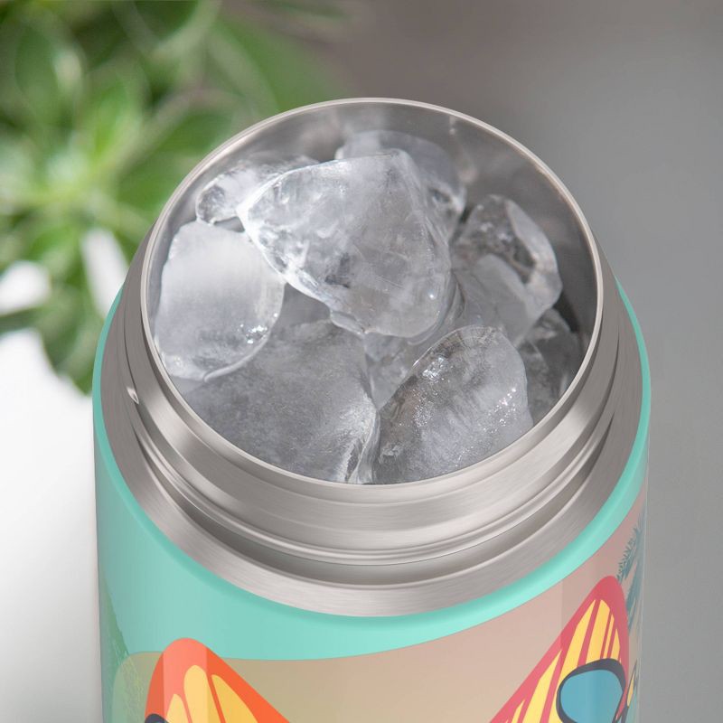 slide 6 of 8, Thermos 16oz Stainless Steel FUNtainer Water Bottle with Bail Handle - Stitch, 16 oz