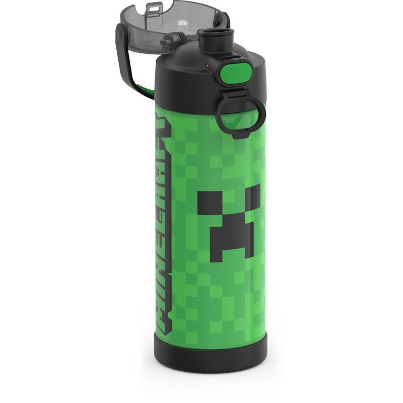 slide 4 of 9, Thermos 16oz Stainless Steel FUNtainer Water Bottle with Bail Handle- Minecraft, 16 oz