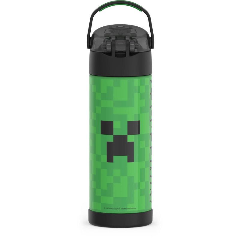 slide 5 of 9, Thermos 16oz Stainless Steel FUNtainer Water Bottle with Bail Handle- Minecraft, 16 oz