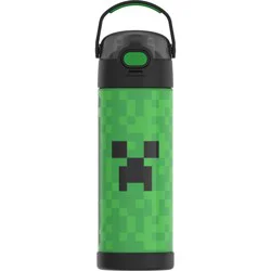 Thermos 16oz Stainless Steel FUNtainer Water Bottle with Bail Handle- Minecraft