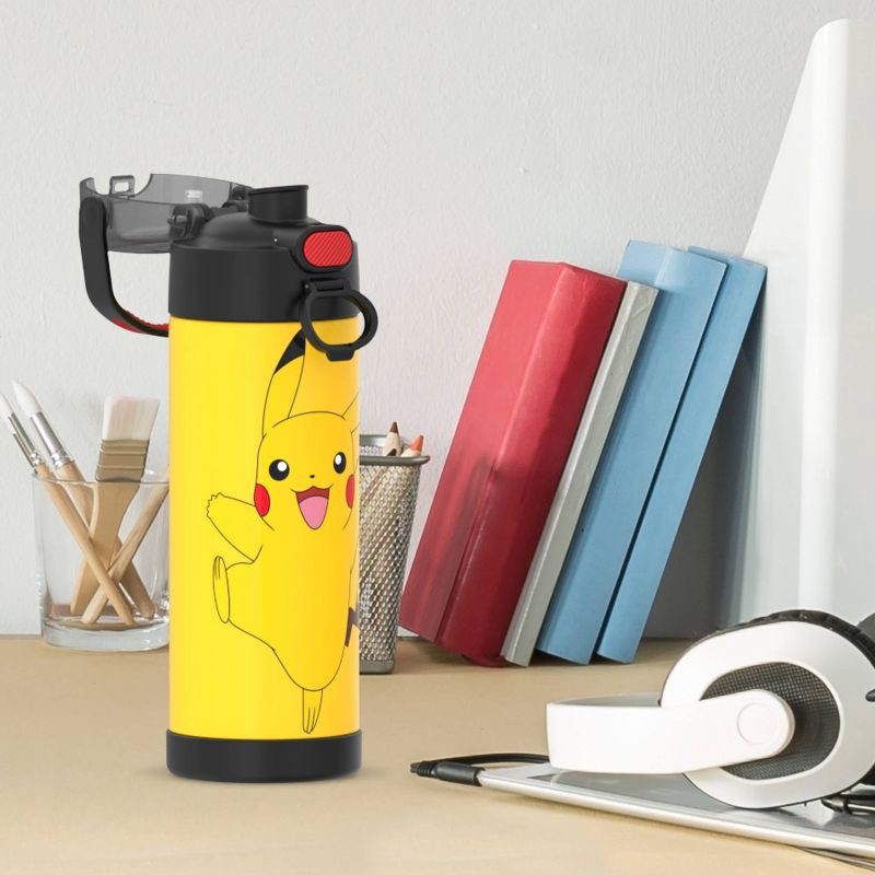 slide 8 of 9, Thermos 16oz Stainless Steel FUNtainer Water Bottle with Bail Handle - Pokemon, 16 oz