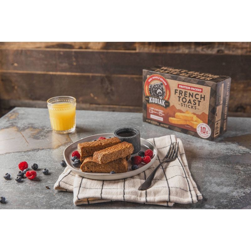 slide 6 of 8, Kodiak Cakes Kodiak Protein-Packed Frozen Cinnamon French Toast Sticks - 14.5oz, 14.5 oz