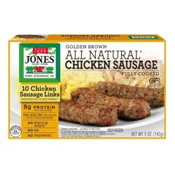 Jones All Natural Frozen Chicken Sausage - 5oz