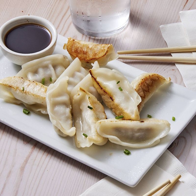 slide 5 of 5, Feel Good Foods Gluten Free Frozen Chicken Potstickers - 10oz, 10 oz