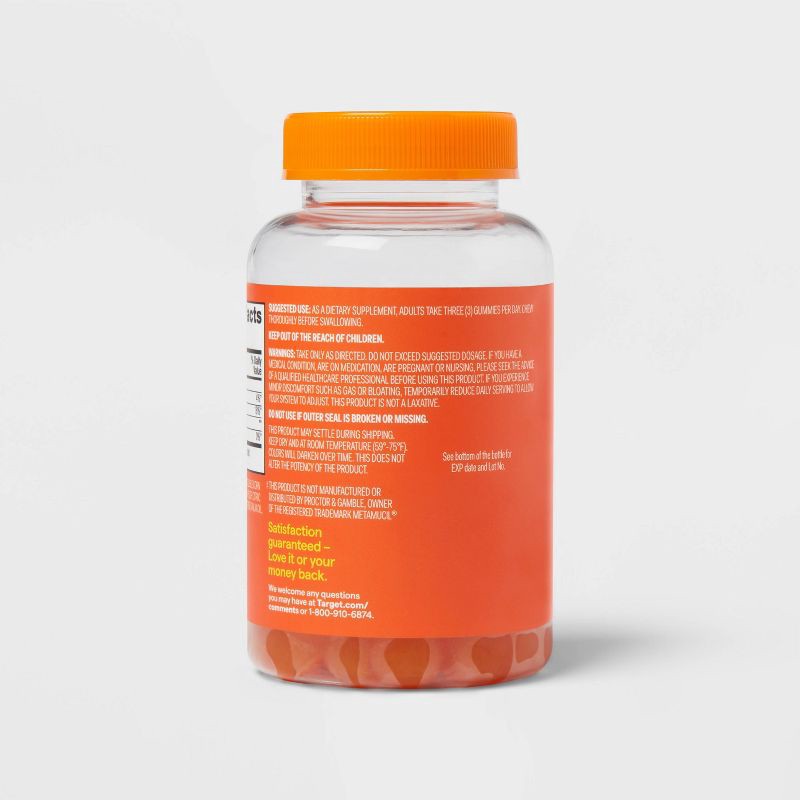 slide 4 of 4, Fiber Multi-Symptom Relief Gummies - Orange - 72ct - up&up™, 72 ct