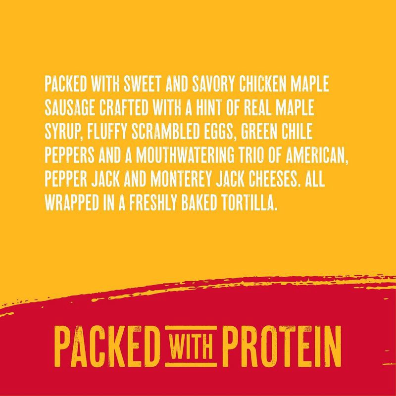slide 6 of 14, Red's All Natural Red's Frozen Chicken Maple Sausage Egg Cheese Breakfast Burrito - 4.5oz, 4.5 oz