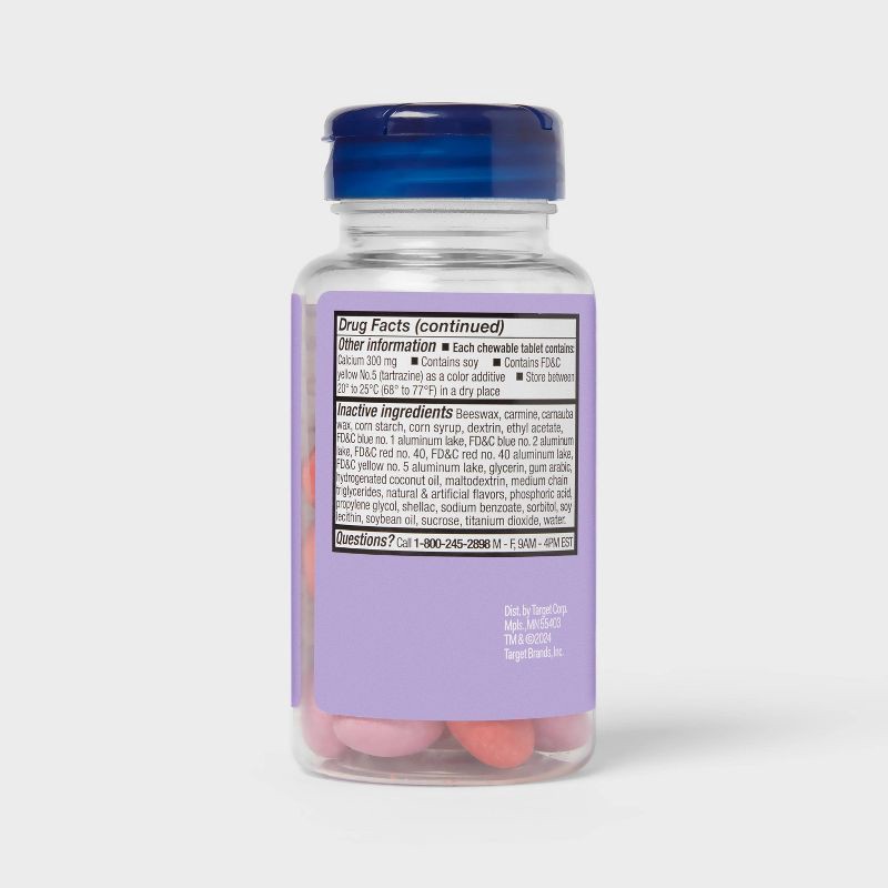 slide 4 of 4, Gas Relief Max Strength 250mg Chews - Mixed Berry - up&up™, 250 mg