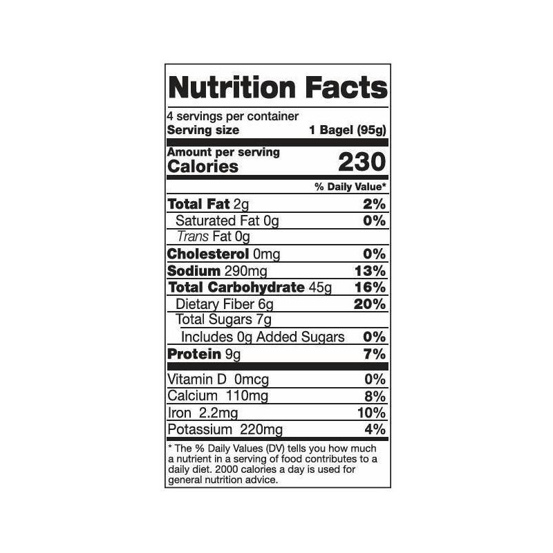 slide 5 of 6, One Mighty Mill Whole Wheat Cinnamon Raisin Bagel - 4ct / 13.4oz, 4 ct, 13.4 oz
