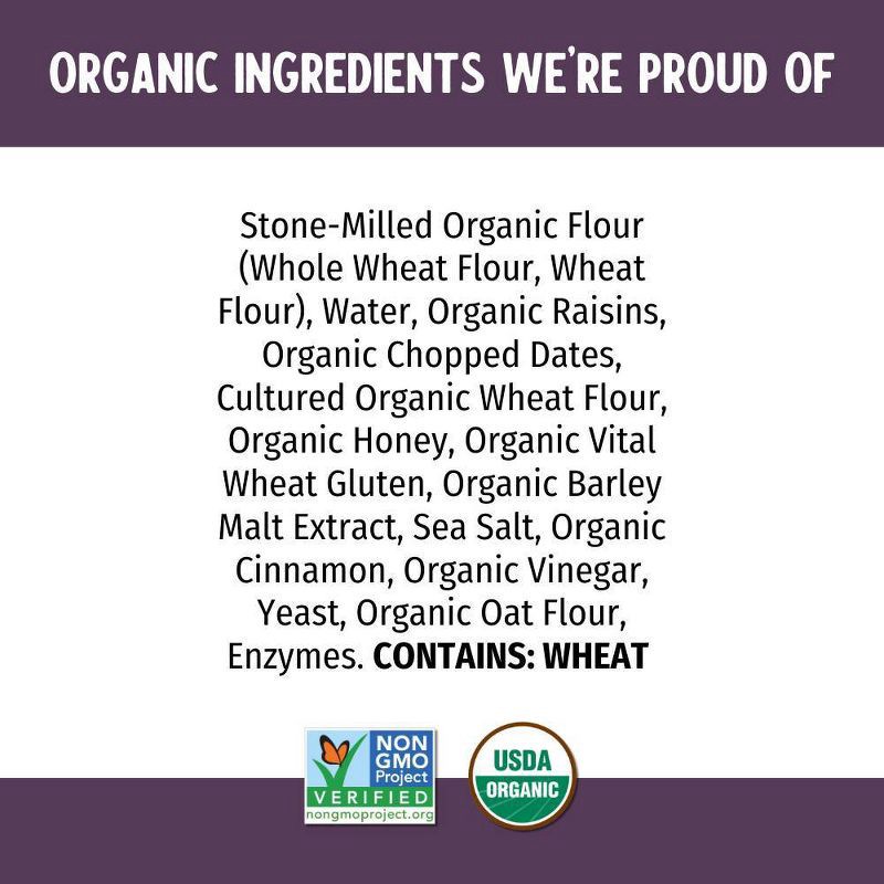 slide 6 of 6, One Mighty Mill Whole Wheat Cinnamon Raisin Bagel - 4ct / 13.4oz, 4 ct, 13.4 oz