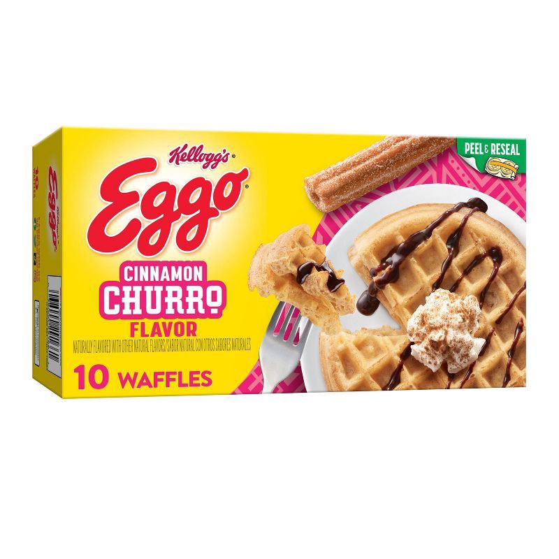 slide 5 of 7, Eggo Frozen Cinnamon Churro Waffles - 12.3oz/10ct, 10 ct; 12.3 oz