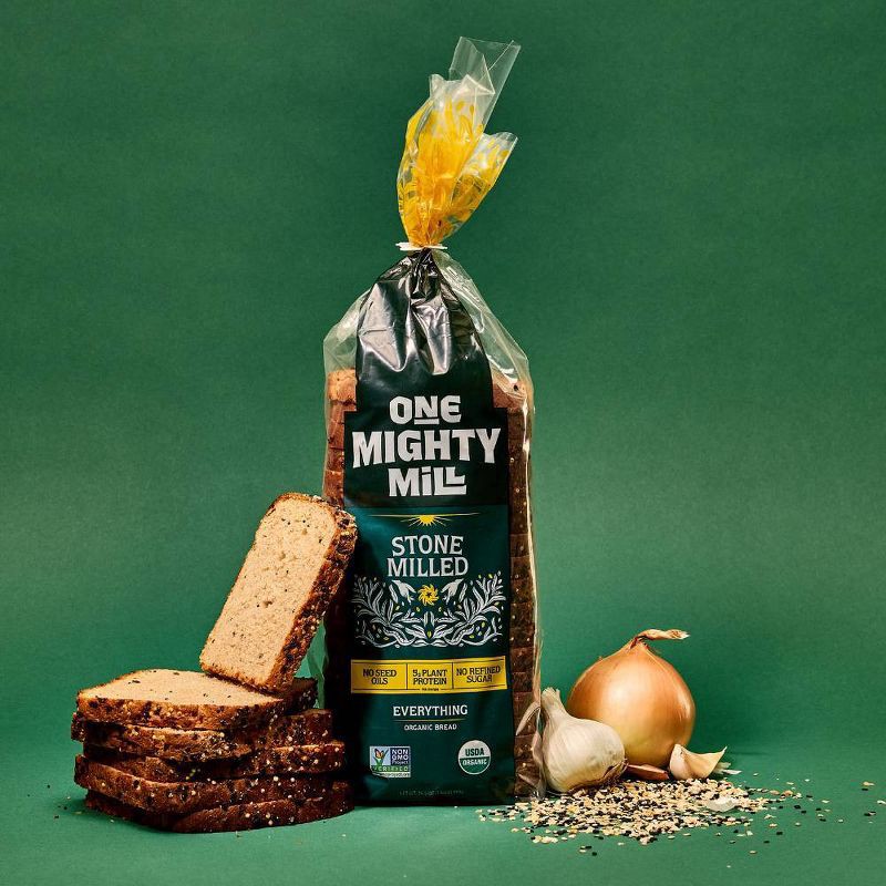 slide 4 of 7, One Mighty Mill Whole Wheat Everything Mighty Bread - 24.5oz, 24.5 oz