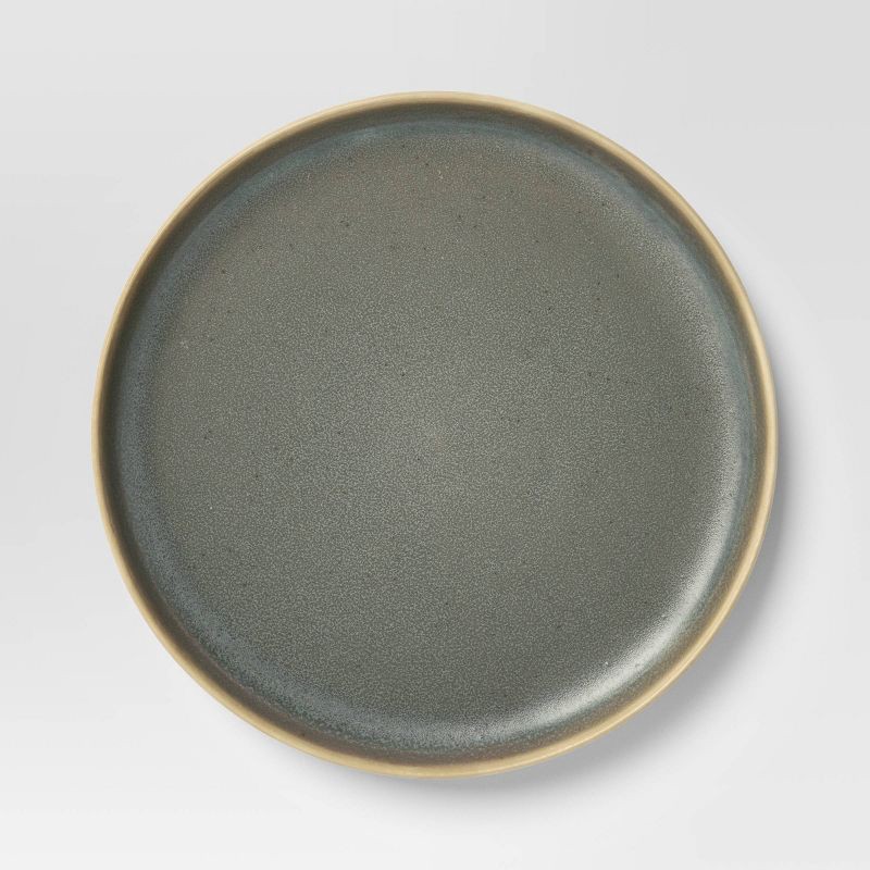 slide 3 of 5, 12pc Stoneware Tilley Dinnerware Set Olive Green - Threshold™, 12 ct
