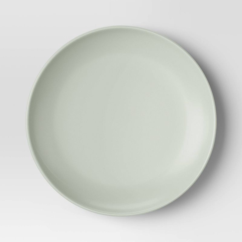 slide 3 of 5, 12pc Stoneware Avesta Dinnerware Set Light Green - Threshold™, 12 ct