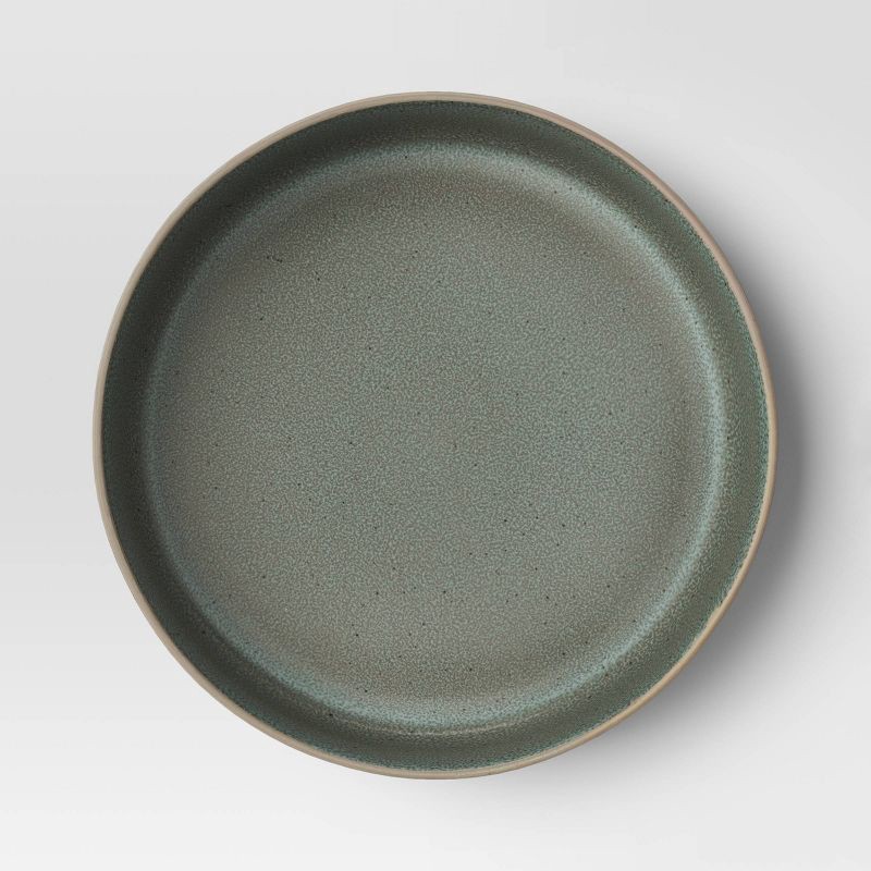 slide 3 of 3, Stoneware Tilley Dinner Bowl Olive Green - Threshold™, 1 ct