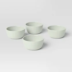 8oz 4pk Stoneware Avesta Mini Rice Bowls Light Green - Threshold™