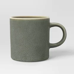 13.52 fl oz Stoneware Tilley Mug Olive Green - Threshold™