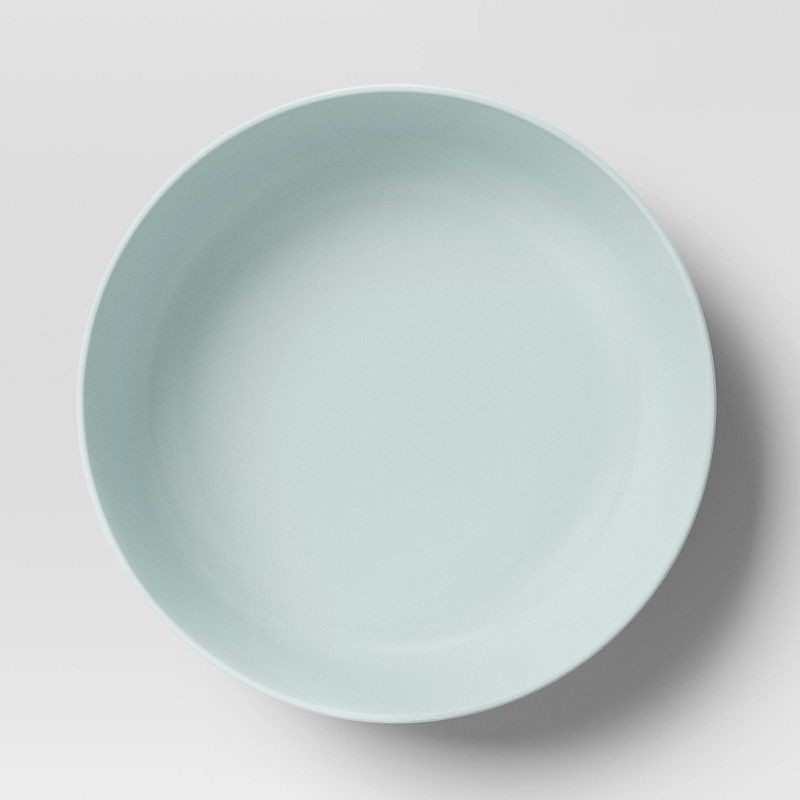 slide 3 of 3, 1200ml Plastic Dinner Bowl Mint Green - Room Essentials™: Plastic, Microwave & Dishwasher Safe, 8" Diameter, 1200 ml