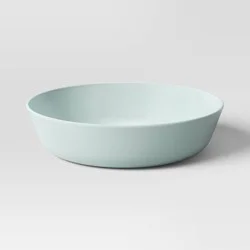 1200ml Plastic Dinner Bowl Mint Green - Room Essentials™: Plastic, Microwave & Dishwasher Safe, 8" Diameter
