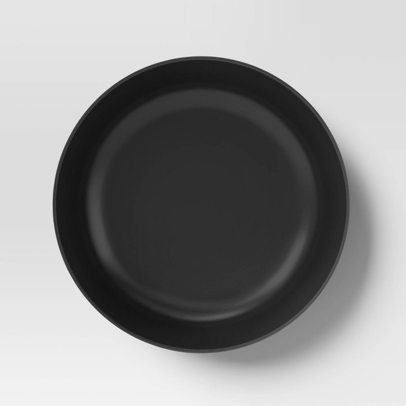 slide 3 of 3, 1200ml Plastic Dinner Bowl Black - Room Essentials™: Plastic, Microwave & Dishwasher Safe, 40.5oz Capacity, 1200 ml, 40.5 oz
