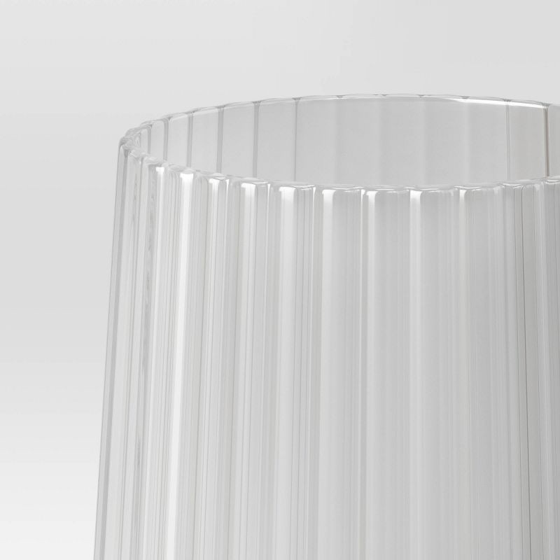 slide 3 of 3, 7.1oz Ribbed Stemmed Cassin Champagne Flute - Threshold™, 7.1 oz