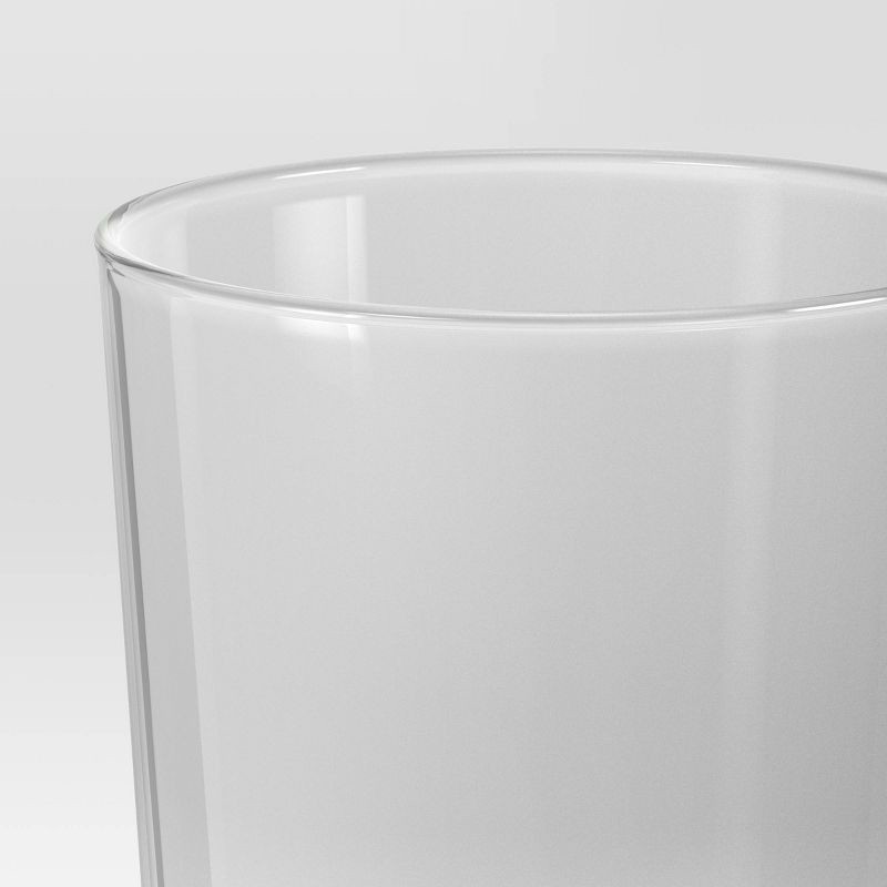 slide 3 of 3, 18.6oz Glass Bower Tall Tumbler Clear - Threshold™, 18.6 oz