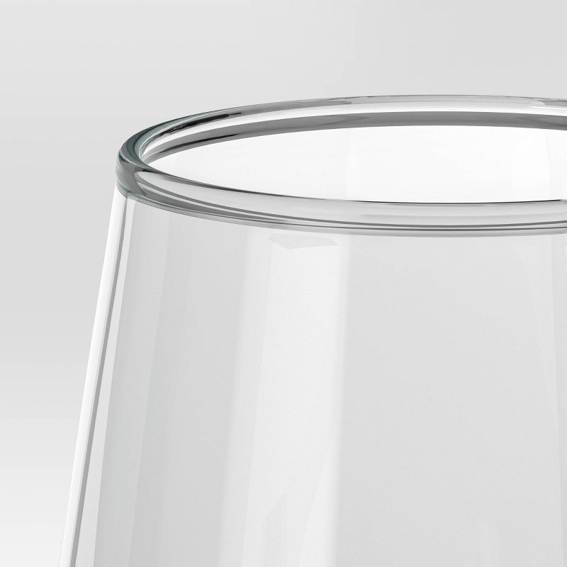 slide 4 of 4, 15oz 6pk Stemless Hutton Wine Glasses - Threshold™, 6 ct