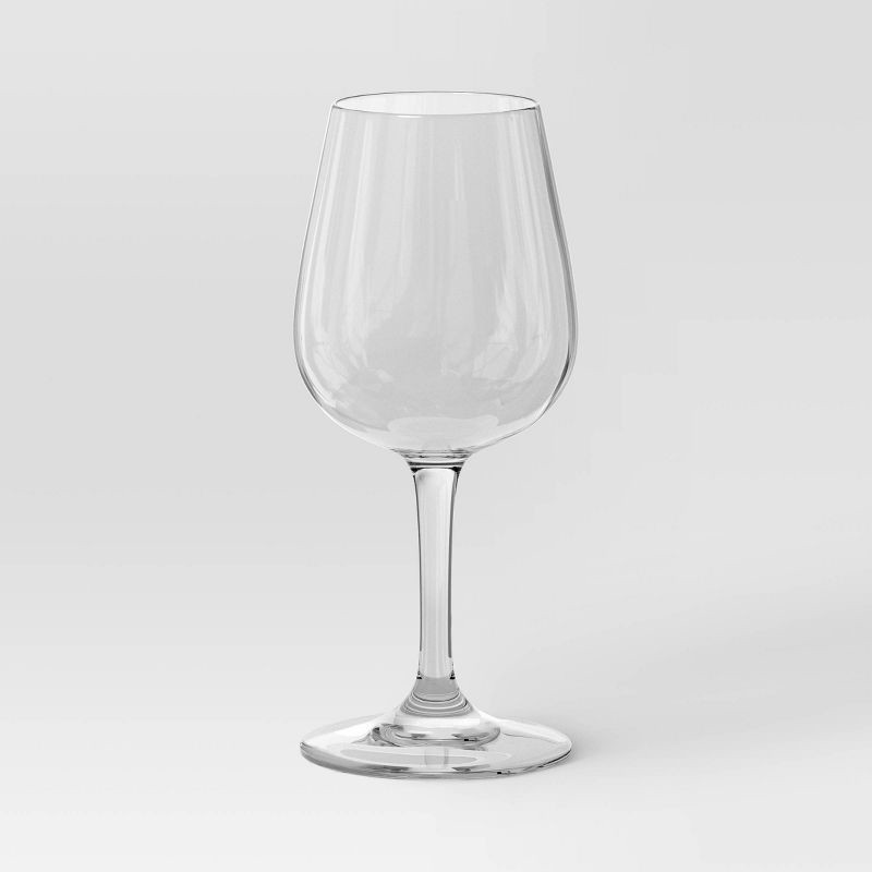 slide 3 of 4, 12.75oz 6pk Stemmed Hutton Wine Glass Set - Threshold™, 12.75 oz, 6 ct