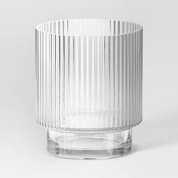 8.4oz Glass Ribbed Cassin Short Tumbler - Threshold™