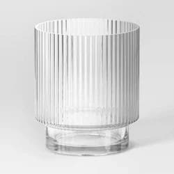 8.4oz Glass Ribbed Cassin Short Tumbler - Threshold™