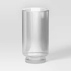 20.2oz Glass Ribbed Cassin Tall Tumbler - Threshold™